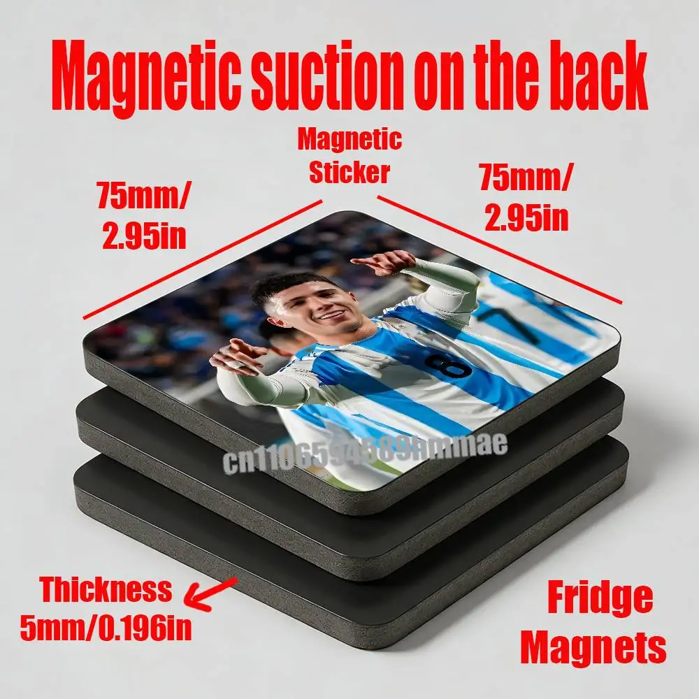 For E-Enzo F-Fernandez Refrigerator Magnets Metal Cabinet Custom Fridge Freezer Magnetic Cards Cover