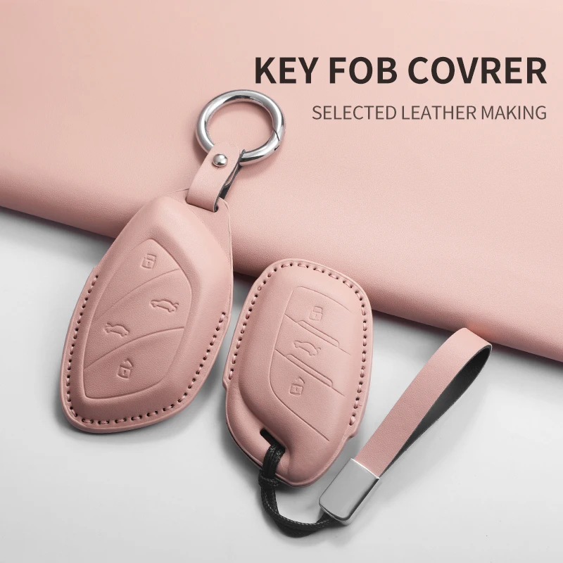 

For Roewe RX3 RX5 RX8 ERX5 I6 I5Control Protect Cover Durable Accessories PU Car Key Case Cover