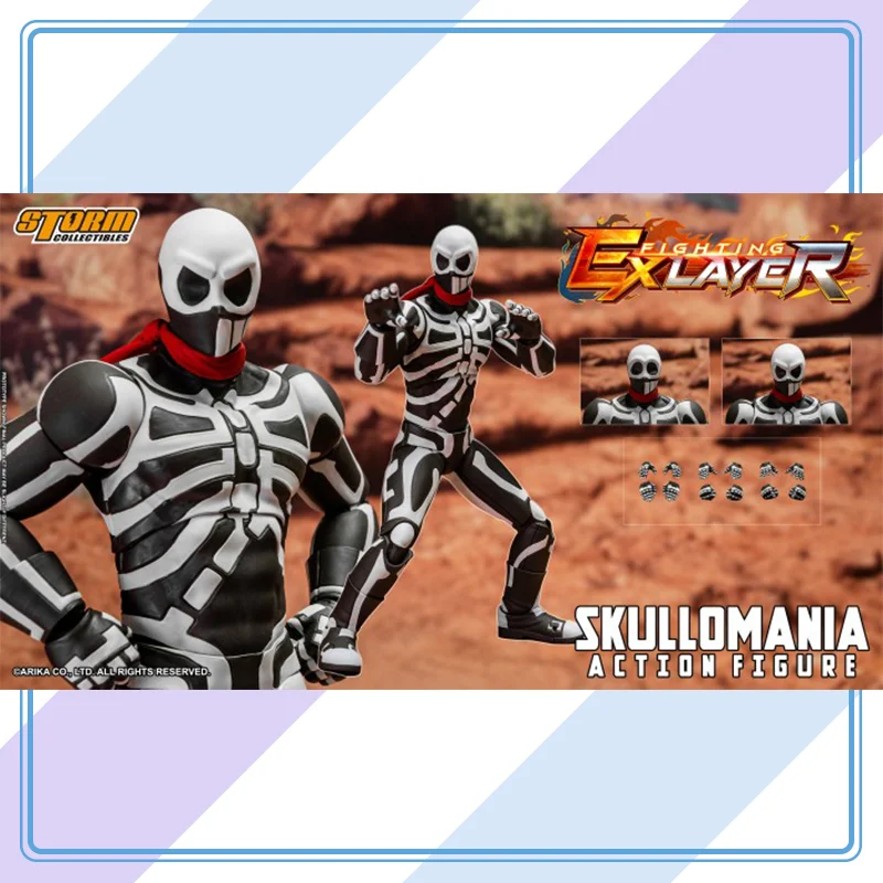 

【100%original】Storm in StockSKULLOMANIA - FIGHTING EX LAYER Collection Series Model Cartoon Character Garage Kit Action Figure