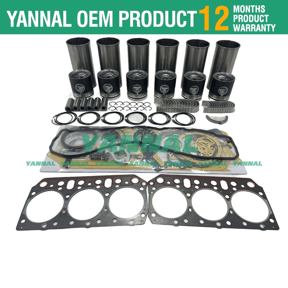 D2366 D2366T in-frame rebuild kit for Doosan Daewoo engine DH280 DH320 overhaul