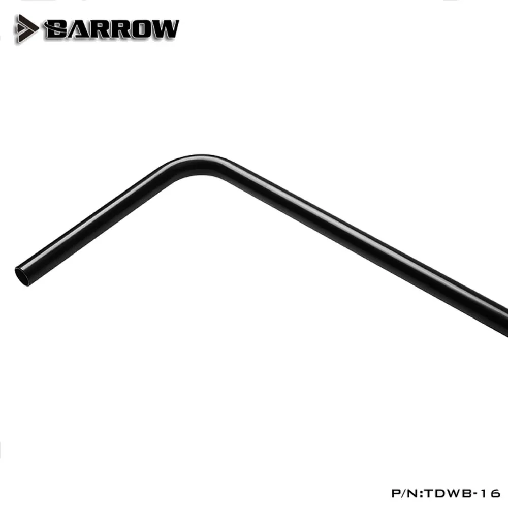 

Металлическая трубка Barrow (ID14mm + OD16mm), толщина 1 мм, прямая трубка, Предварительно изогнутая, 90 градусов, медная трубка, черная, с водяным охлаждением, фотография