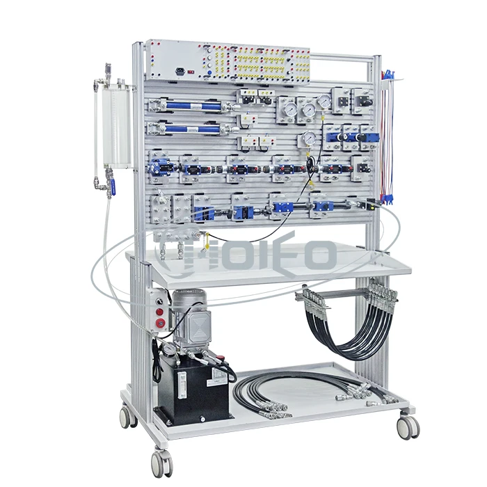 CFH-114 Advanced Electro Hydraulics Trainer (Double Sided) for School Vocational Education Training Equipment or Lab Laboratory