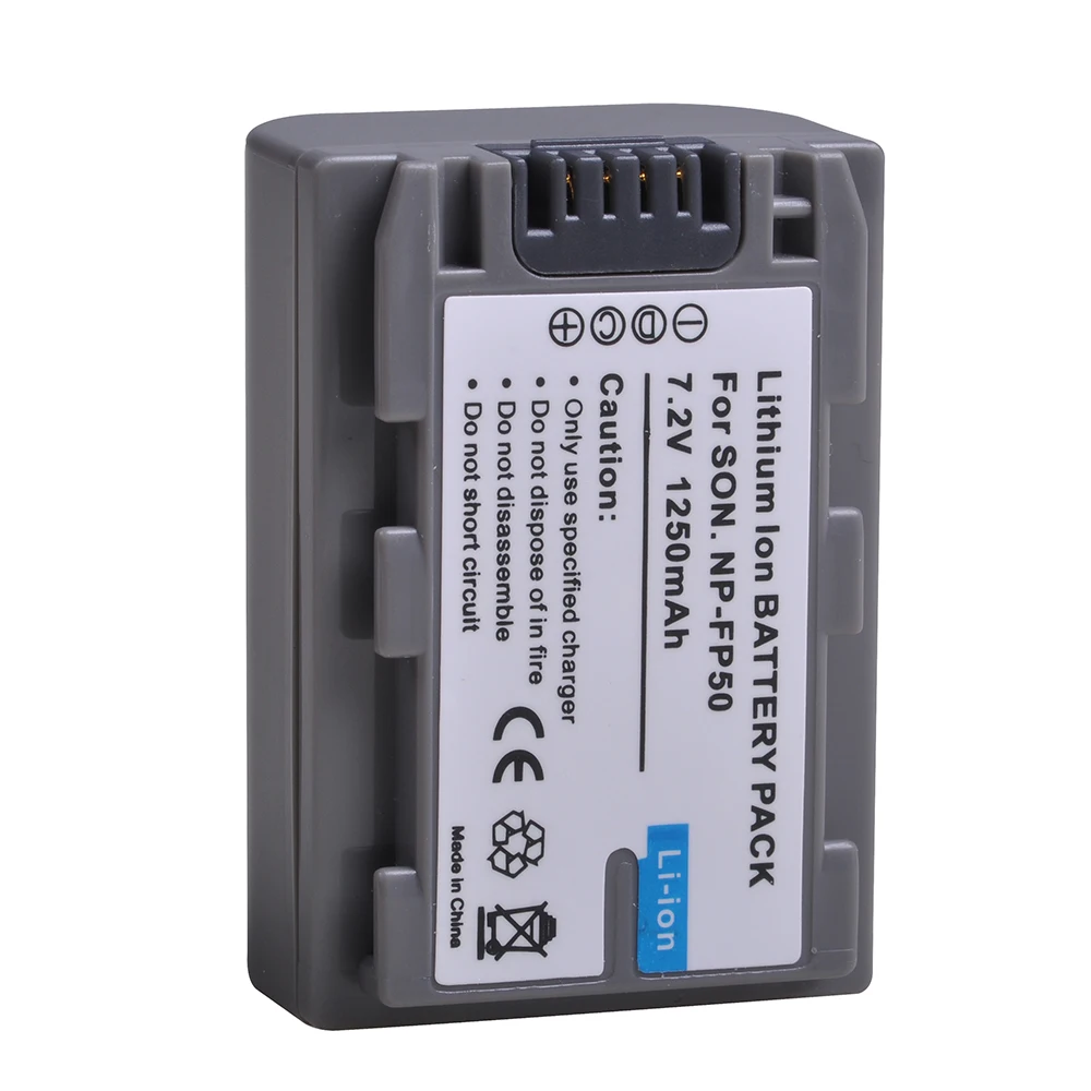 NP-FP50 Bateria NP FP50 NPFP50 Battery for Sony NP-FP30 NP-FP60 NP-FP70 NP-FP71 NP-FP90 NP-FP91 DCR-SX40 SX40R SX41 HDR-CX105