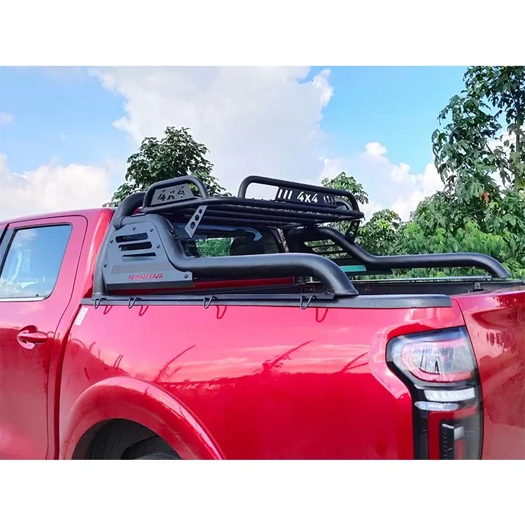 Hot Pickup 4x4 Accessories Rolled Deformed Tool Steel Flat Roll Bar for Ford Ranger Raptor Wildtrack 2009