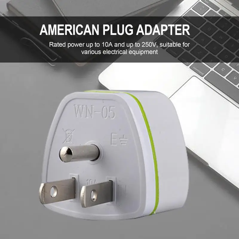 50/60HZ Universal Kr americano europeo AU UE a EE. UU. Reino Unido adaptador de enchufe EE. UU. Israel Brasil adaptador de viaje convertidor de enchufe Japón