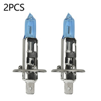 2pcs/set Car H1 12V 100W Lights Super Bright Headlights White 6000k Head Lamp Halogen Bulbs For BMW Golf Passat Peugeot Jeep