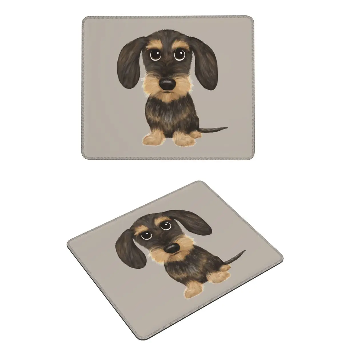 

Коврик для мыши с жестокошерстной таксой, компьютерная клавиатура, коврик для мыши, игровой коврик для ноутбука, коврик для офисного стола