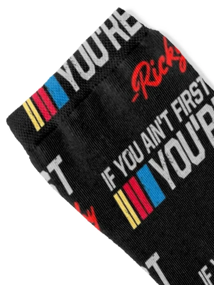 Vintage Ricky Bobby - If You Ain't First, You're Last - Superior Graphics Socks floral cute Socks Ladies Men's