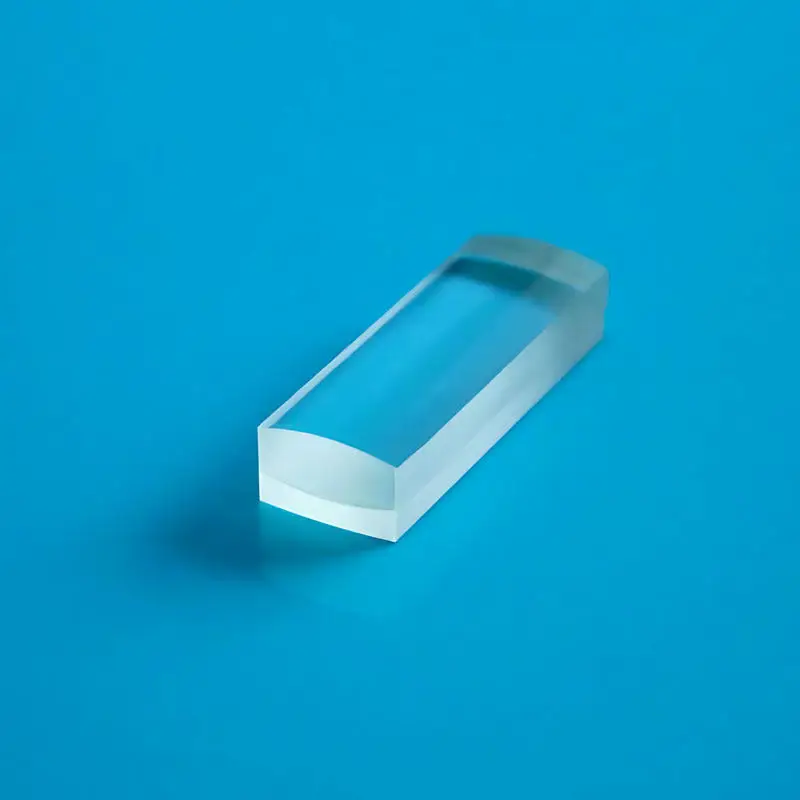 Customized beam-shaping laser sensors using K9 lenses with coating; flat-convex and double-concave cylindrical lenses.