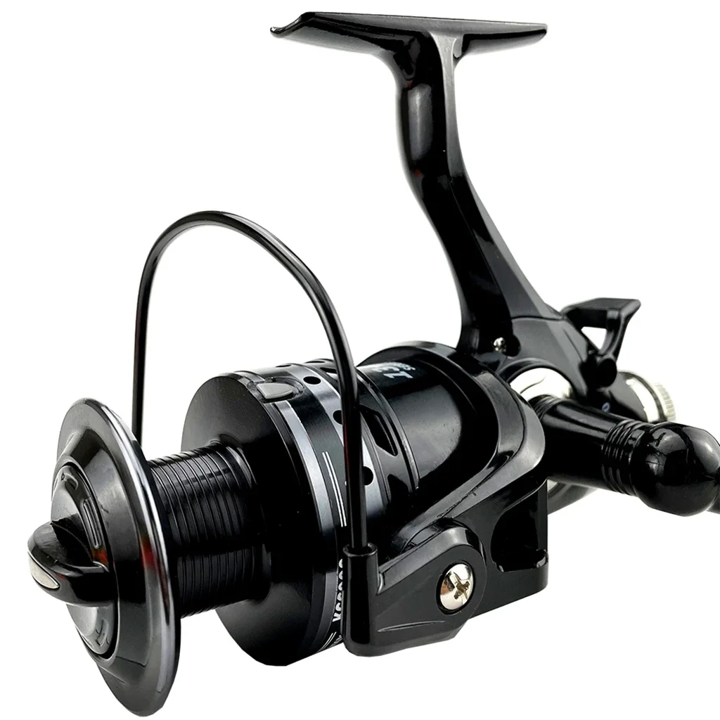 No Gapless Metal Body Freshwater and Seawater Dual Use Fishing Reel Big Pulling Drag 8KG Spinning Spool Left and Right Hand Swap