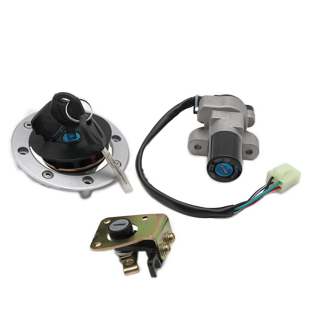 دراجة نارية الوقود الغاز غطاء مفتاح إشعال قفل مع مفتاح لسوزوكي GS500 GSF400 بانديت GK7AA GSX400 GK79A دفعة #2