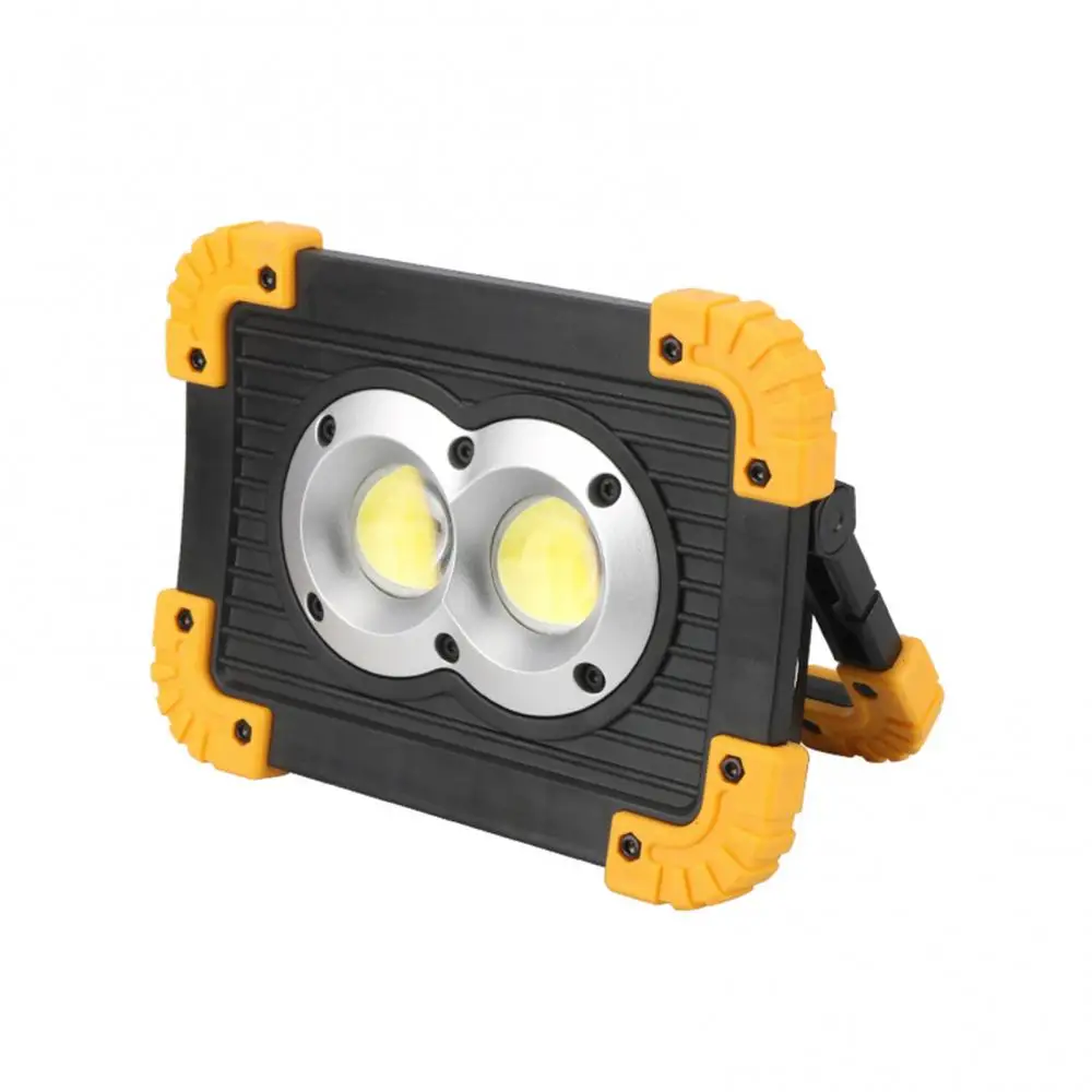 Portable Rechargeable LED Standing Light Survival Camping Emergency Spotlight COB Lamp Light