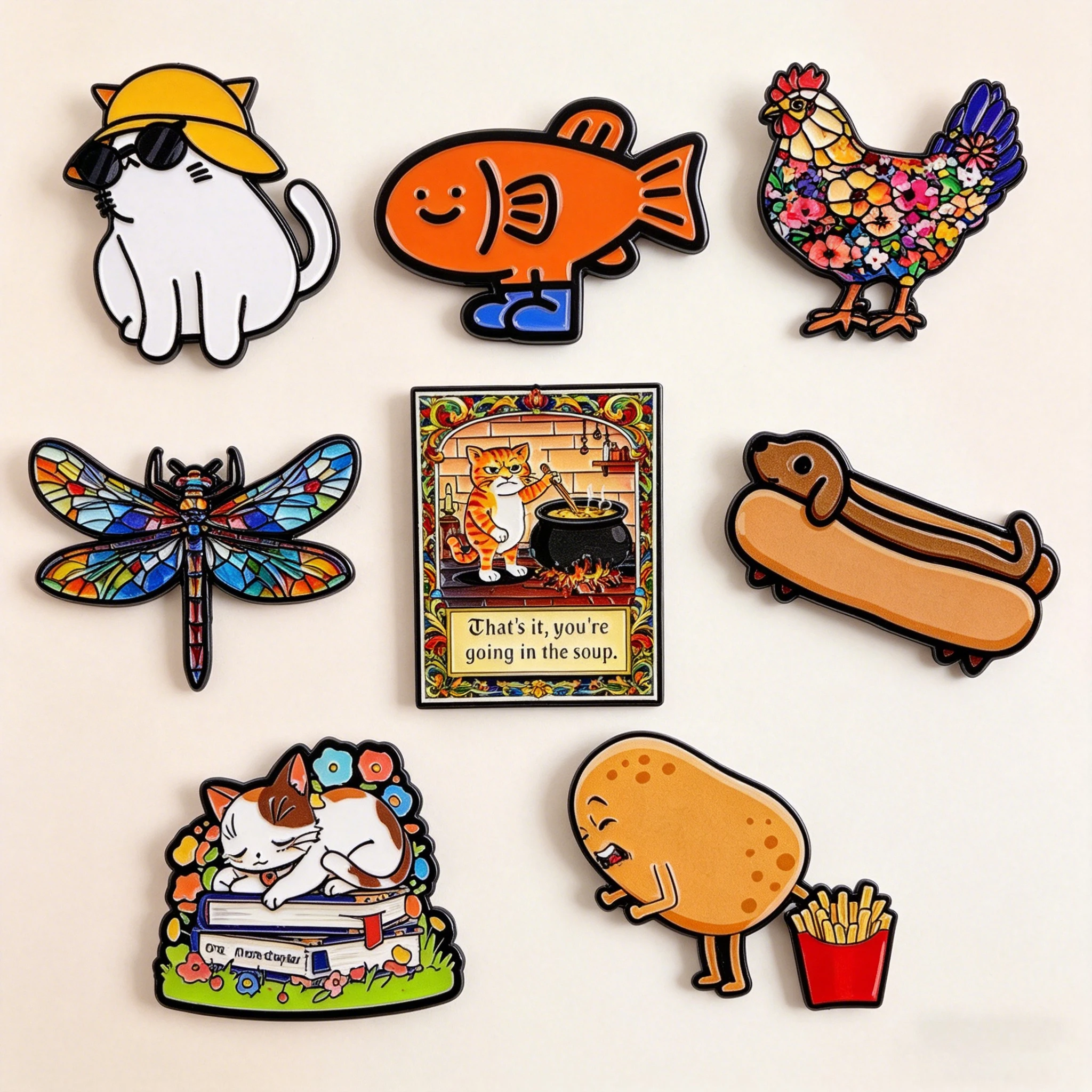 

Funny Cartoon Dachshund Soft Enamel Pin Men Women Lapel Pins for Backpack Brooch on Clothes Badges Jewelry Accessories