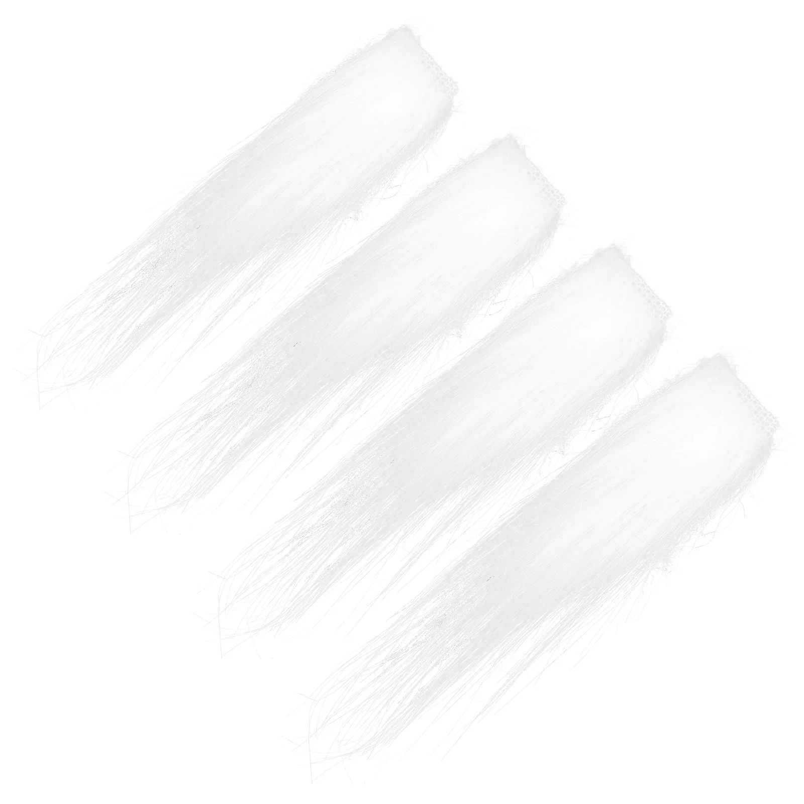 2 Pcs Santa Eyebrows White Fake Facial Hair Christmas Party Props for Masquerade Costume Carnival Xmas Holiday Accessories