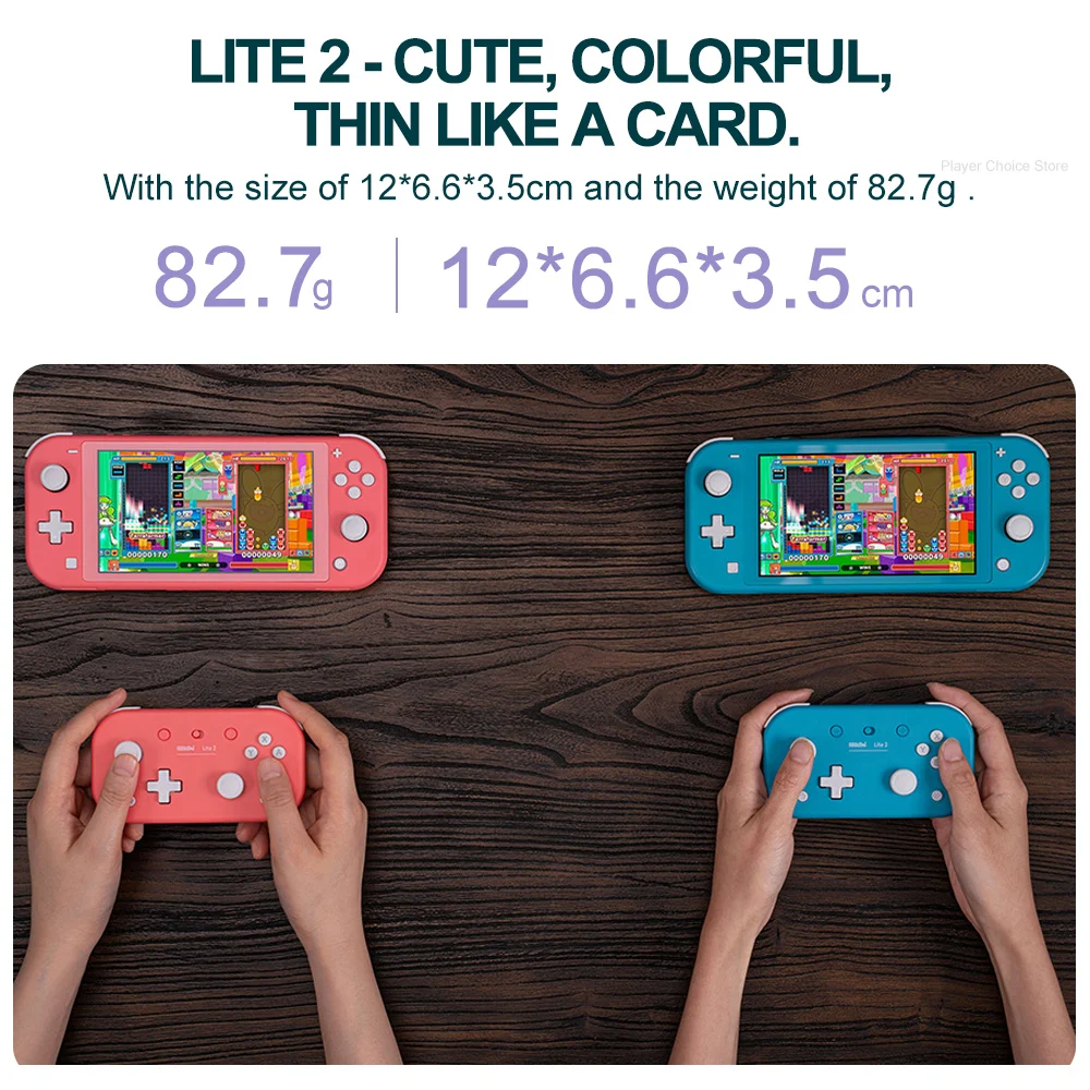 8BitDo Gamepads for Nintendo Switch Controller Lite 2 Controle for Raspberry Pi Android iOS iPadOS tvOS macOS Turtbo function