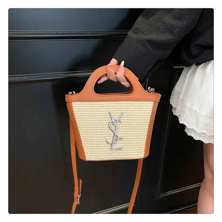 

2025 New Summer Patchwork Tote - Crossbody/Handheld Multi-Way Bag, Spacious Beach Purse, Trendy Women's Fashion