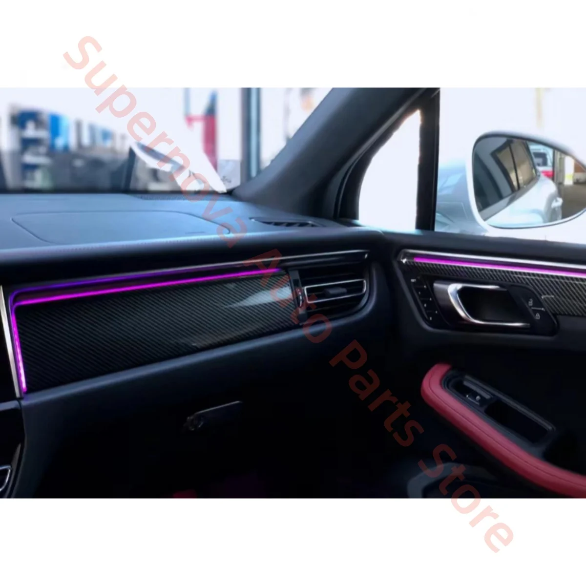 For Porsche Macan 2014-2024 Ambient light automotive interior lighting upgrade Car accessories trim strip luminous cover plate