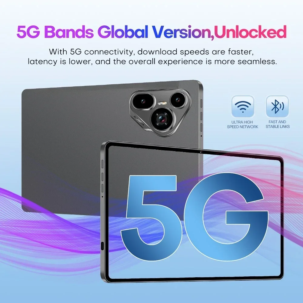 2025 NUOVO Originale Pad 7 Pro Global 11 ''Android 14 Snapdragon888 Tablet 16 + 1TB 12000mAh 5G Dual SIM Bluetooth WiFi Tablet PC