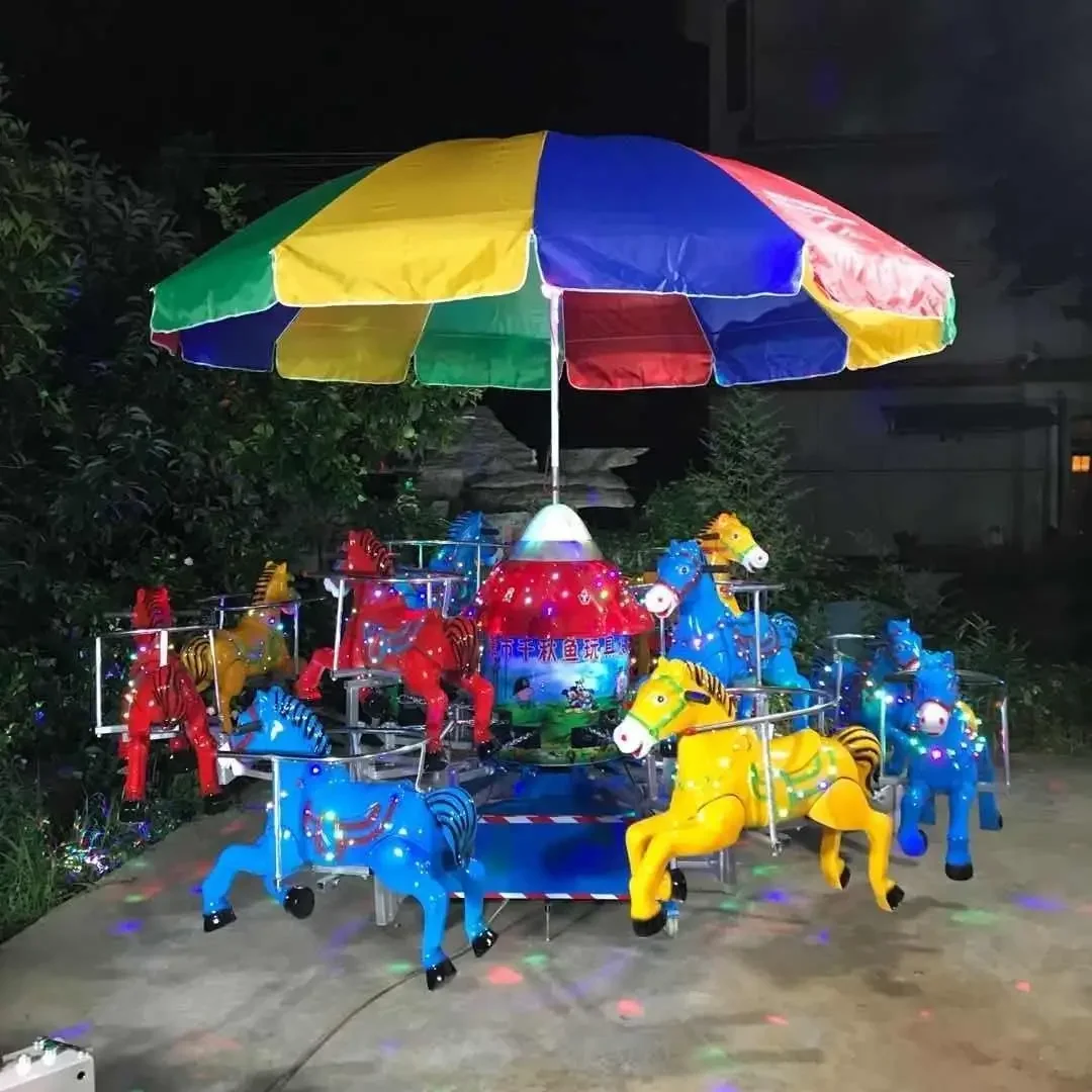 스톨 스윙 스퀘어 전기 놀이 장비, 야외 회전 및 리프팅 트로이 목마