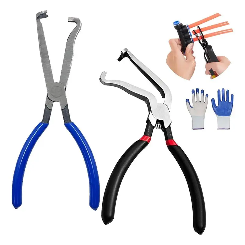 AA94-Fixion Tools Pliers Electrical Disconnect Pliers For Cars, Electrical Connector Pliers For Push Tab Style Plugs