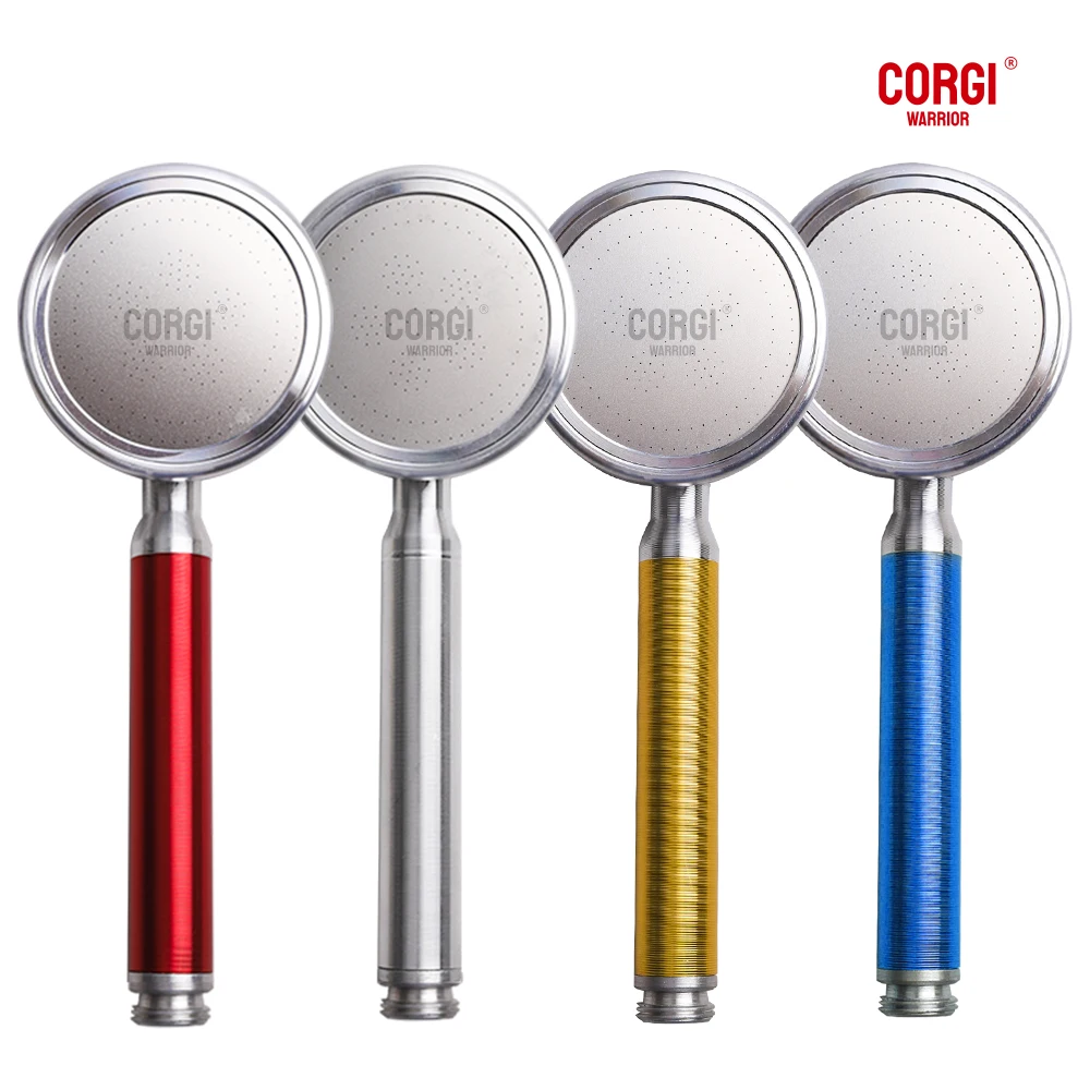 Gefilterde Douchekop Met Handheld Hogedruk Chroom Douchekop Met Filter Aluminiumlegering Spa Voor Hard Water Verwijderen Chloor