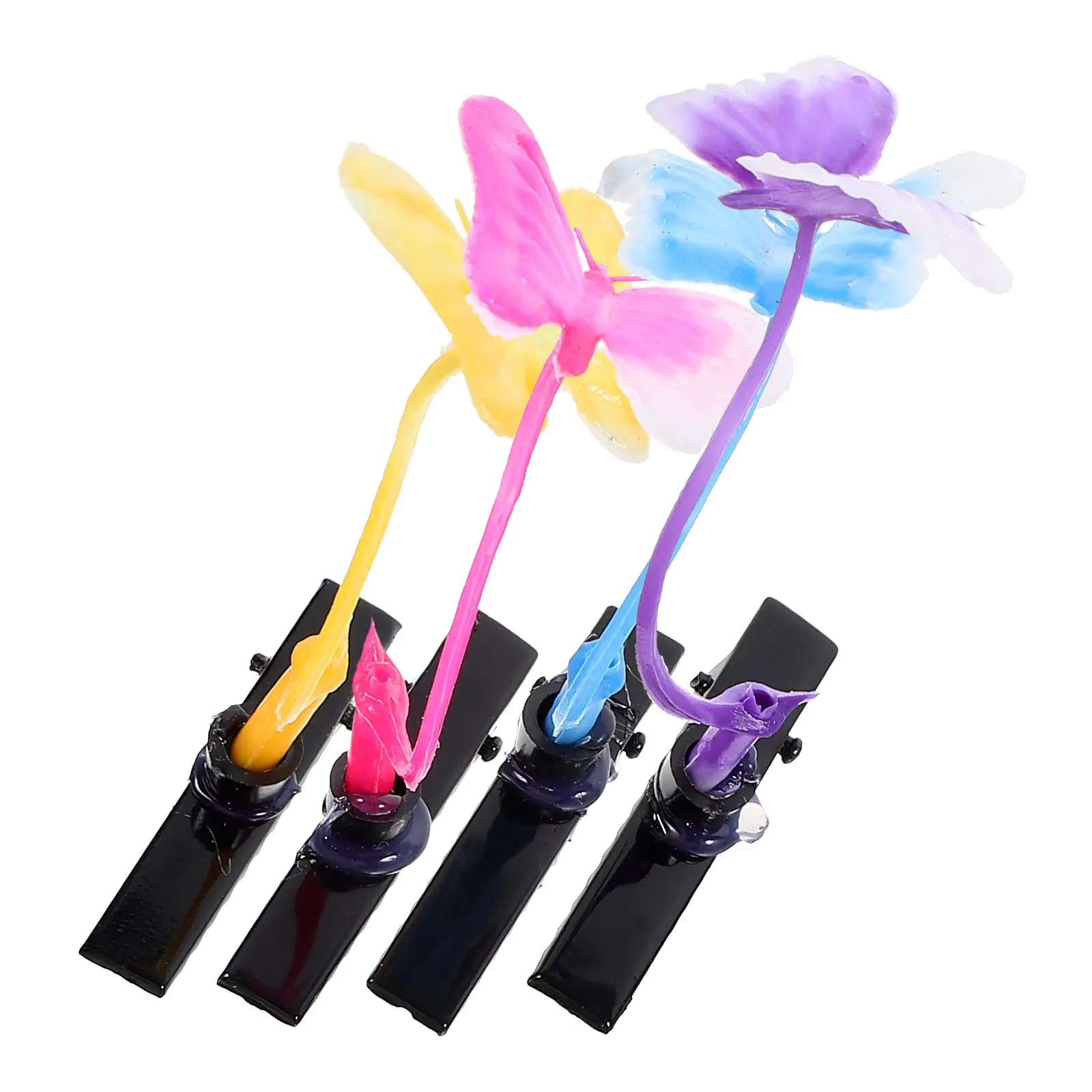 

30pcs Butterfly Hair Clips Kawaii Girls Hairpin Small Plastic Zinc Alloy Lovely Accessories Thin Hair DIY Gifts