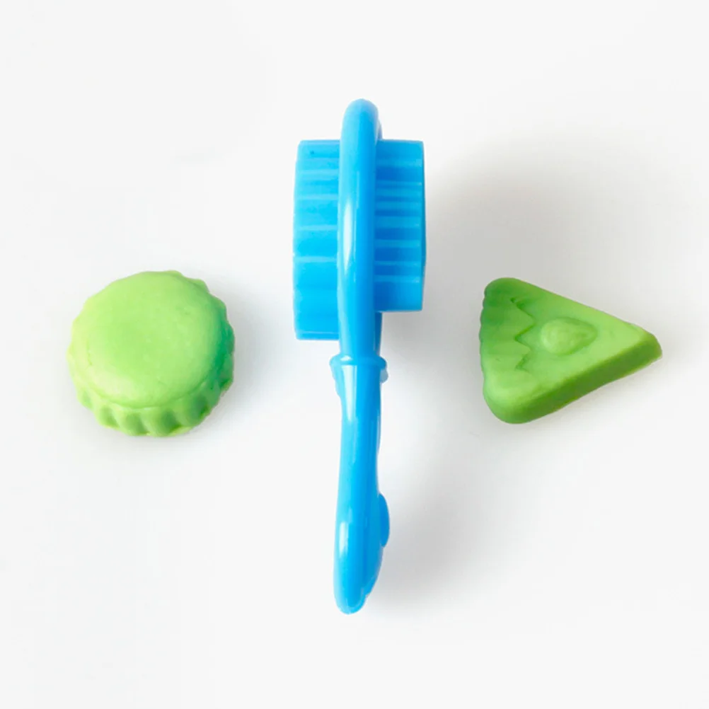 Ensemble de moules en argile colorée pour enfants, outils de pâte légers, moule en rouleau coupé, Kit de pâte à modeler créatif pour enfants, 15 pièces