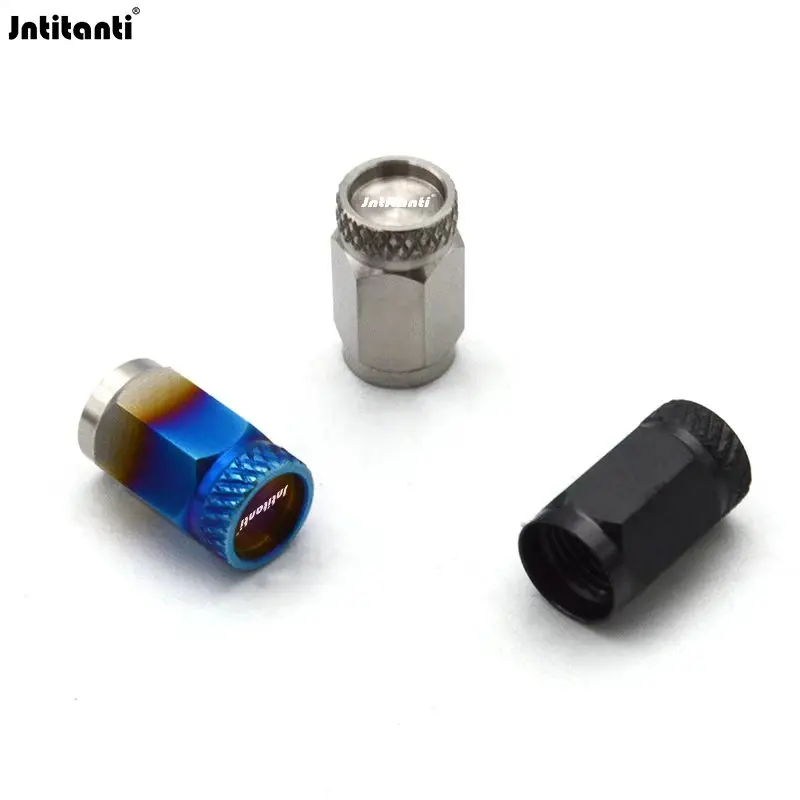 

Jntitanti круглый шестигранный корпус с накаткой Gr.5 титановый Ti-6Al-4V автомобильный клапан штока колеса противопыльная крышка