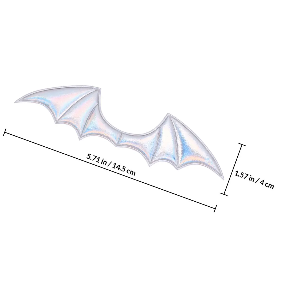 5Pcs Premium Bat Wings Ornament Set DIY Craft for Shoes Clothes Bags Hair Decor Gifts for Friends Family
