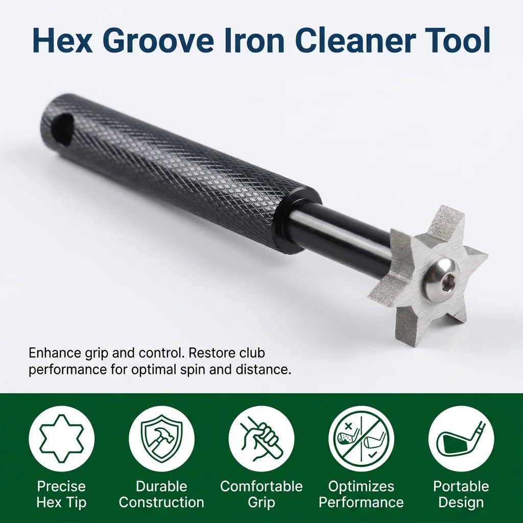 Club Tool Cleaning Golf Club Cleaner for Maintenance Durable Alloy Steel Iron Brush Portable Accessory