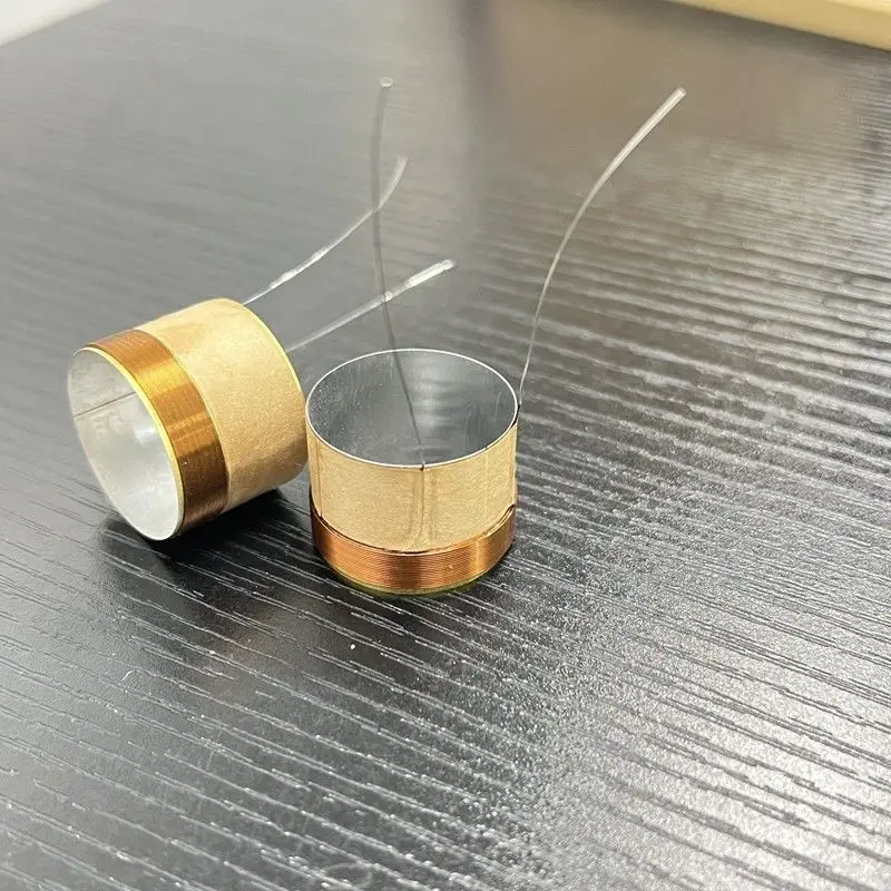 

2 шт. 25,9-мм круглая медная звуковая катушка для Bose, двухслойная, белая, алюминиевая, диаметр 25,9 мм, аксессуар для низкочастотного динамика