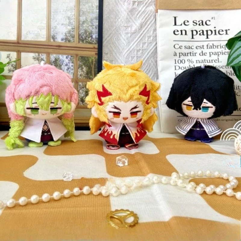 

Ghost Annihilation Blade Peripheral Tanjiro Your Beans Undead Kawasaki Shanyi Inosuke Tianyuan Sitting Cotton Plush Doll Pendant