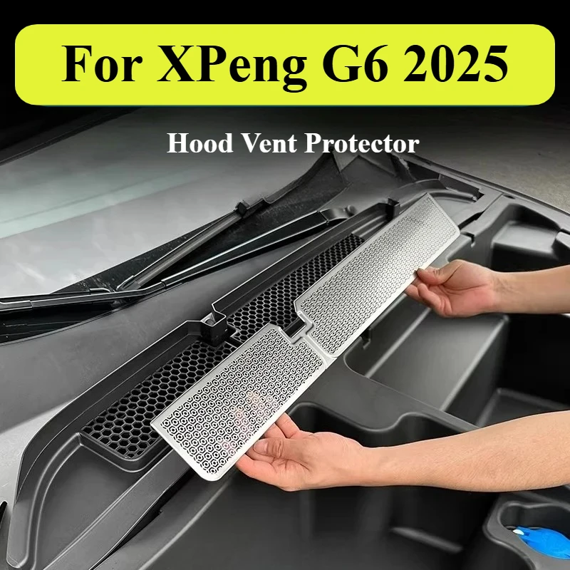 

For XPeng G6 2024 2025 Water Deflector Hood Air Intake Protective Cover