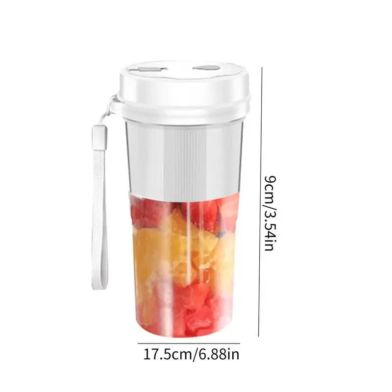 Portable Juice Blender USB Rechargeable Mini Juice Blender Bottles Fresh Fruit Juicers Mixers Shakes Maker Machine With 6 Blades