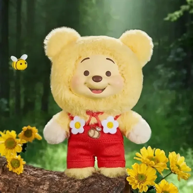 الأصلي ديزني ويني ذا بوه كاندي سلسلة الطرفية صندوق أعمى صندوق الغموض Kawaii الفينيل الوجه قلادة Pupu دمية دب لعبة الهدايا