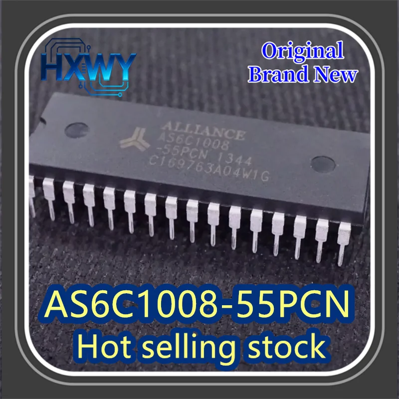 

(5/50 pieces) AS6C1008-55PCN AS6C1008 DIP-32 Microcontroller Memory IC - Brand New Original