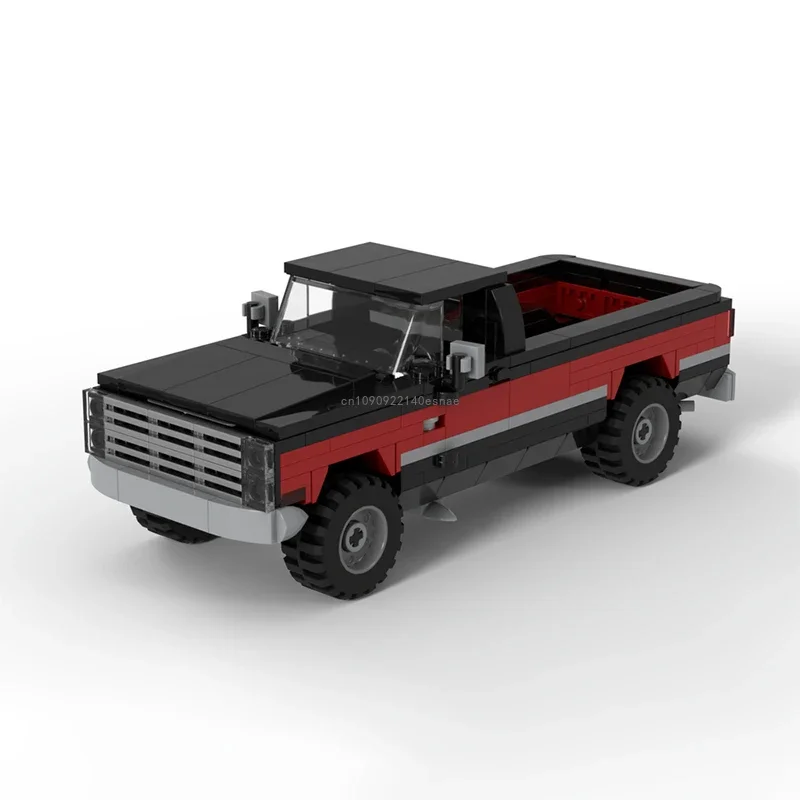 

Конструктор MOC Speed Champion: Городской автомобиль GMC Sierra, модифицированный суперкар, гоночные техники, креативный гараж, игрушки для самостоятельной сборки, подарки для детей