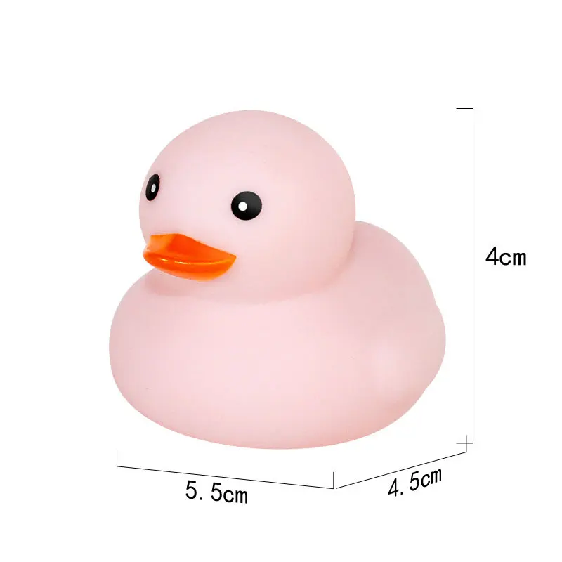 Car Decoration Duck Ornaments Little Yellow Duck Bathing Squawking Little Duck Children\'s Water Toy Kawaii Car Accessories