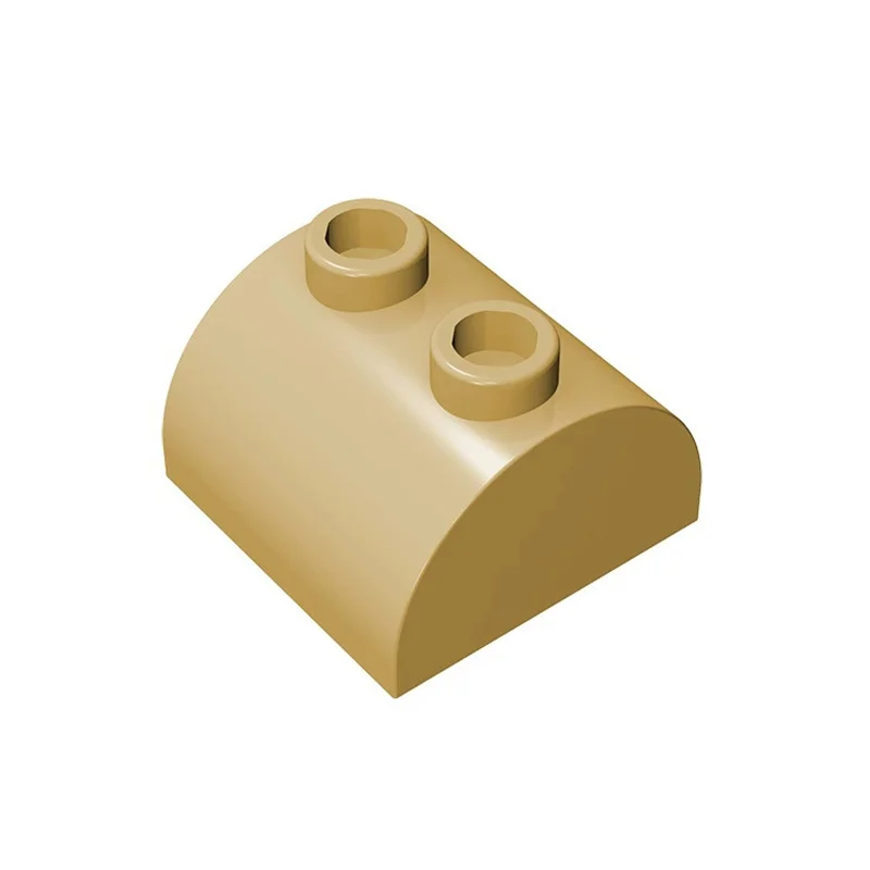 50 Stück MOC 30165 Steine, gebogen, 2x2x1, doppelt mit 2 Noppen, DIY-Bausteine, kompatibel mit Konstruktionsspielzeugen – Detail 3