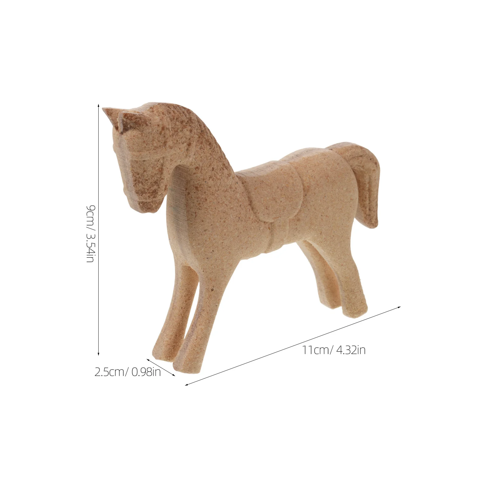 Figurines en bois inachevées, 2 pièces, artisanat peint pour enfants, projets de peinture, ornements d'animaux de table, décoration de bureau et de maison