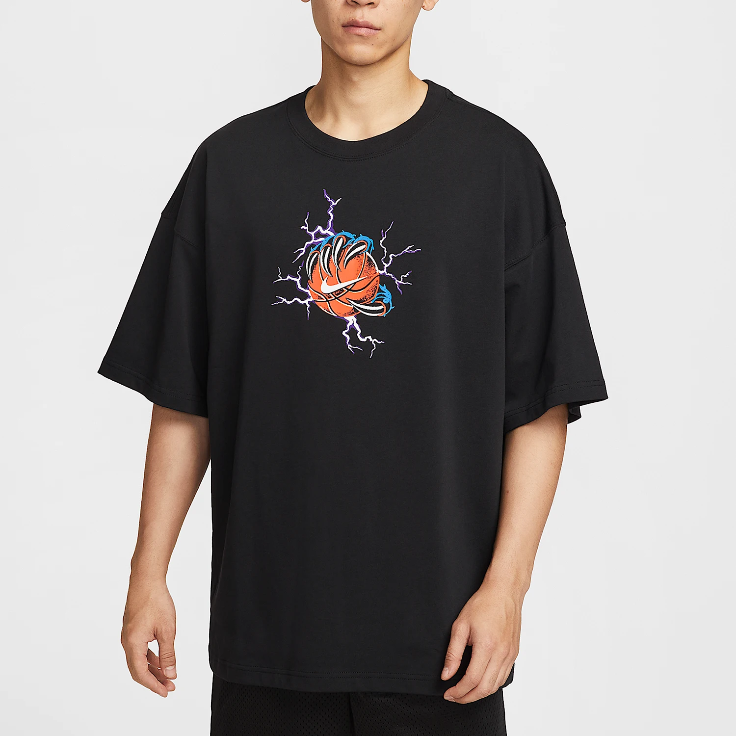 

Оригинальная летняя мужская свободная футболка Nike для тренировок по баскетболу в стиле ретро IH9269-010