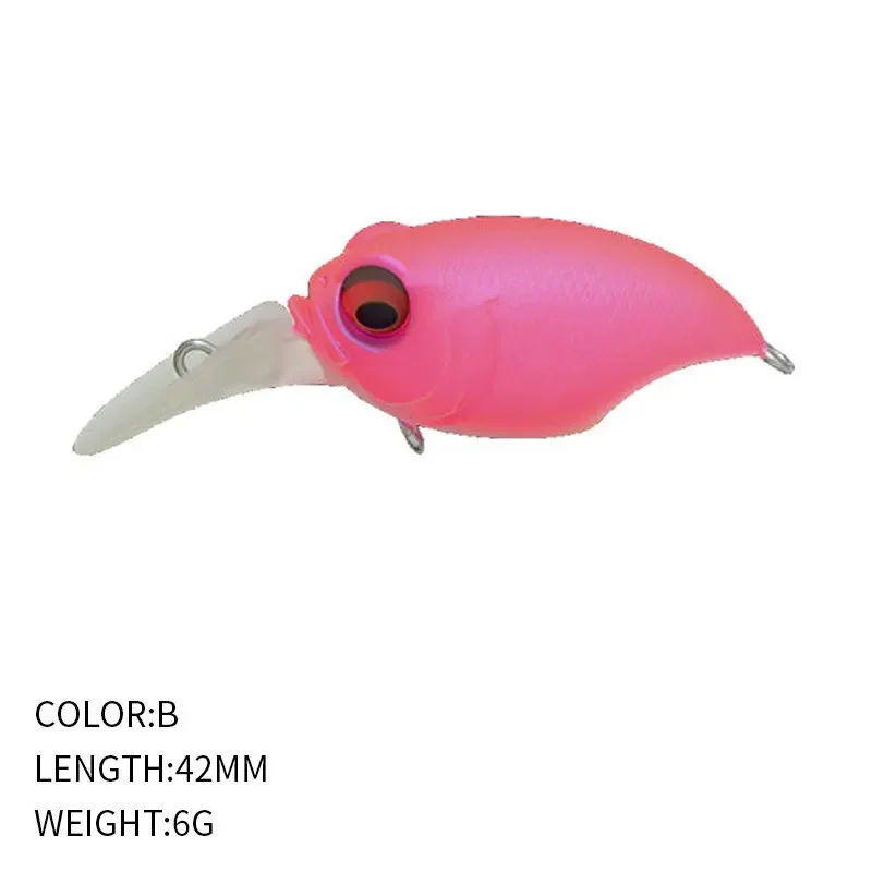 Kurbel Griffon Wobbler Angelköder Japanisches Design Noise Crankbait 6g 42mm Schwimmender Kurbelköder für Barsch Barsch Hecht Pesca