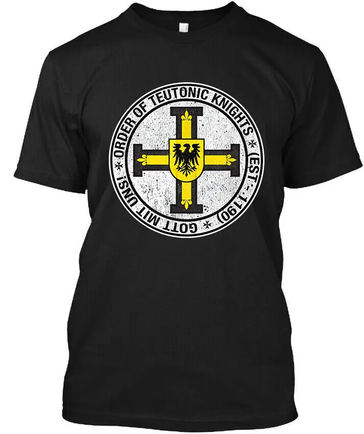 Order Of Teutonic Knights Gott Mit Uns Religious T-Shirt Size S-5XL