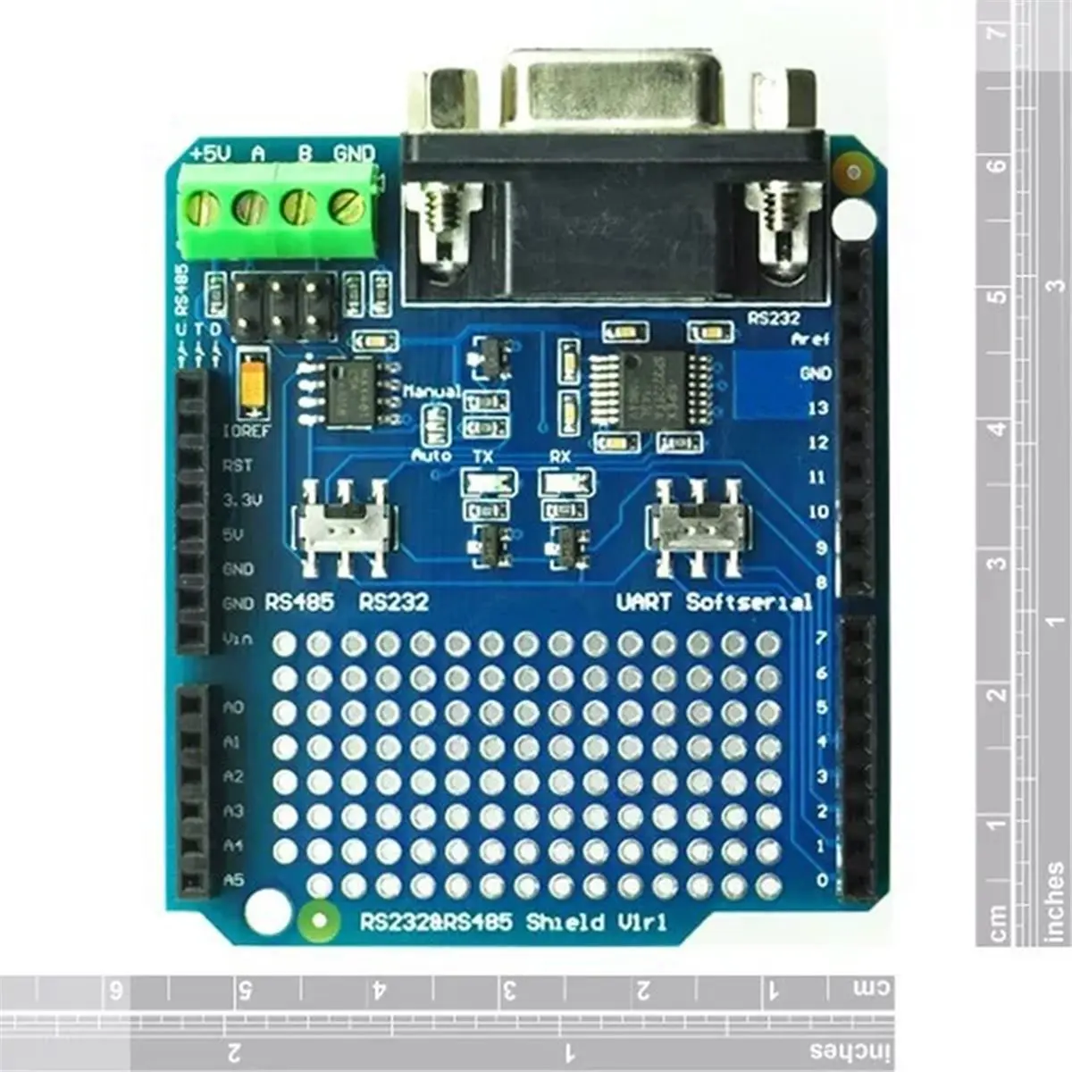 New Electronics RS485 RS232 Isolated Expansion HAT SPI Control RS485 RS232 HAT, for RS232 RS485 Communication Module
