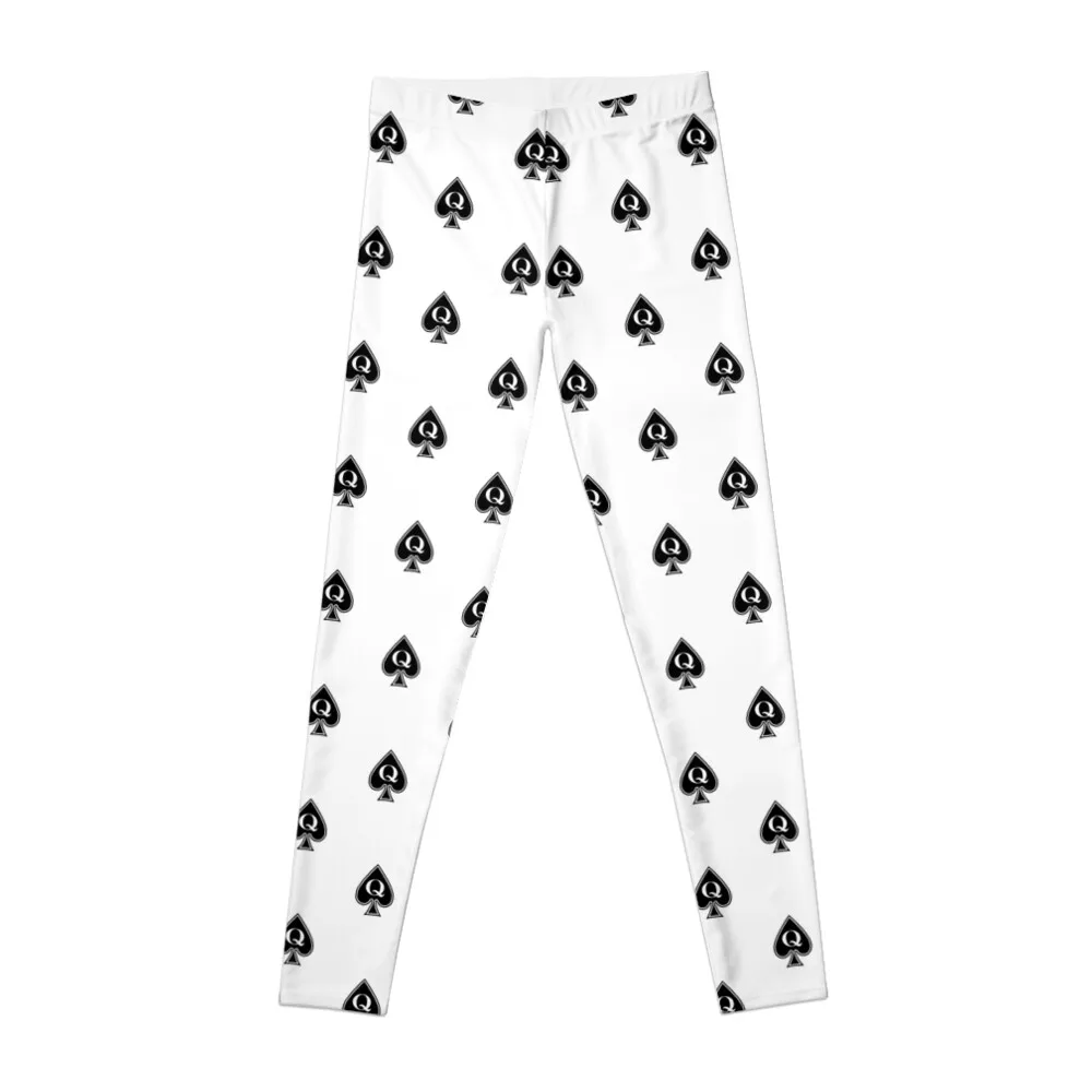 

Queen of Spades Phone Case - White Leggings sport pants Legging sexy woman Womens Leggings