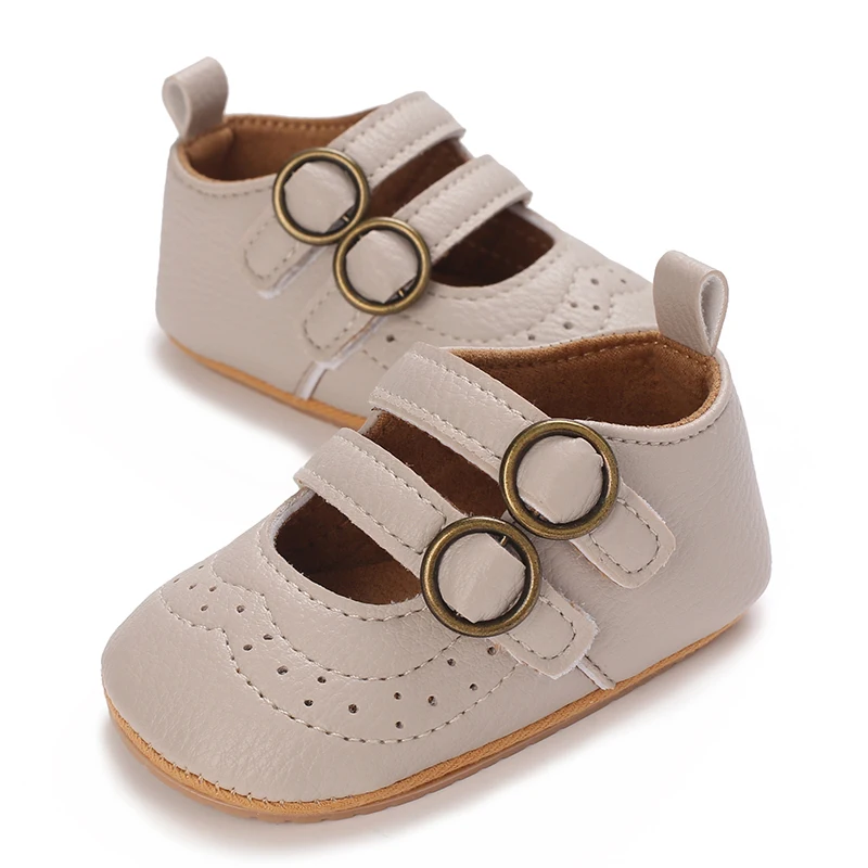 New Baby Girl Shoes Fashion Flower Flats Non-slip Newborn Toddler First Walkers Formal Sandals