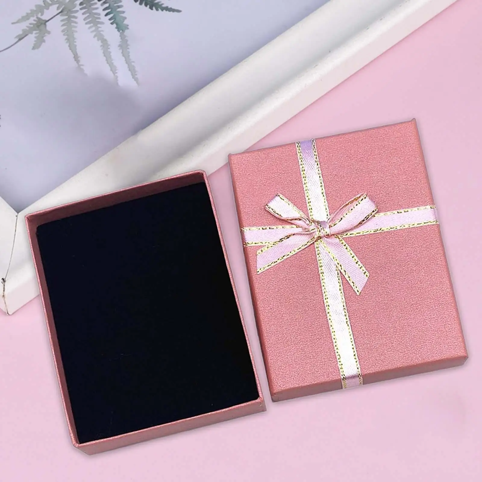 4x صندوق مجوهرات مجوهرات حقيبة للتخزين صندوق تخزين المجوهرات منظم المجوهرات للأقراط