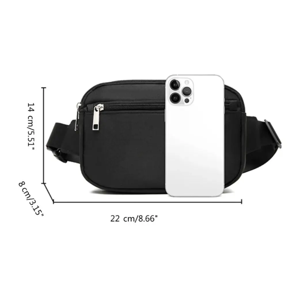 Oxford Cloth Multifunctional Waist Bags Stylish Trendy Crossbdoy Chest Bag Casual Portable Women Running Pouch Belt Gym