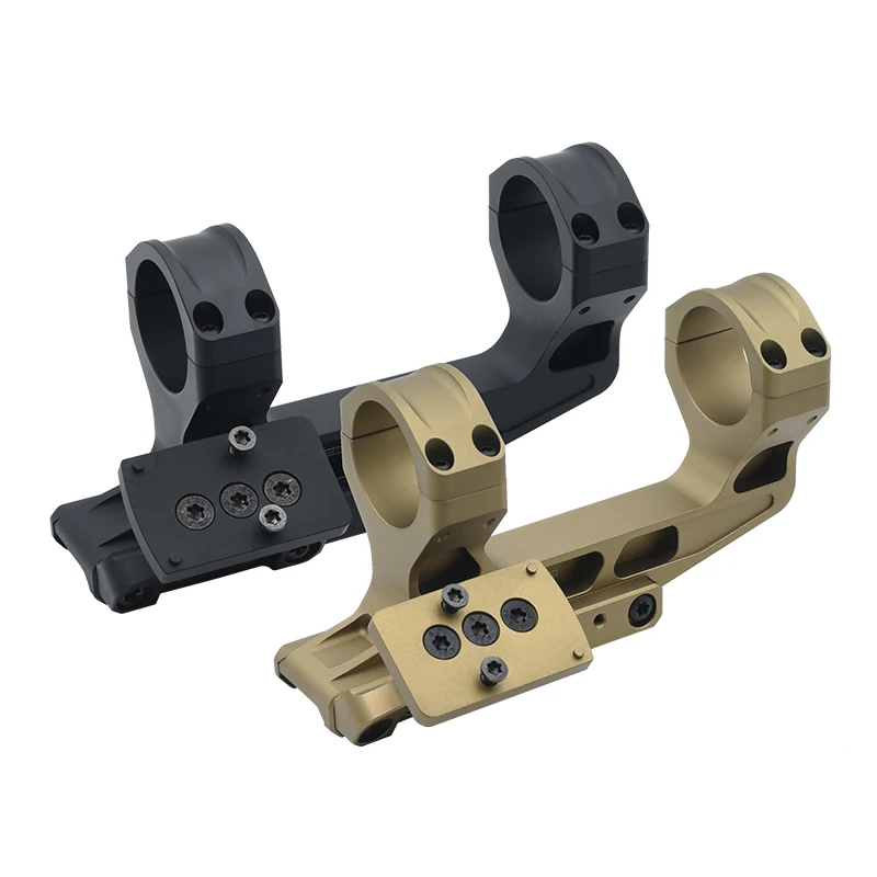 

Тактическое быстрое крепление для прицела LPVO 2,05 дюйма для трубчатого прицела диаметром 30 мм с прицелом R-RT2, смещенная монтажная пластина, полностью оригинальное маркирование