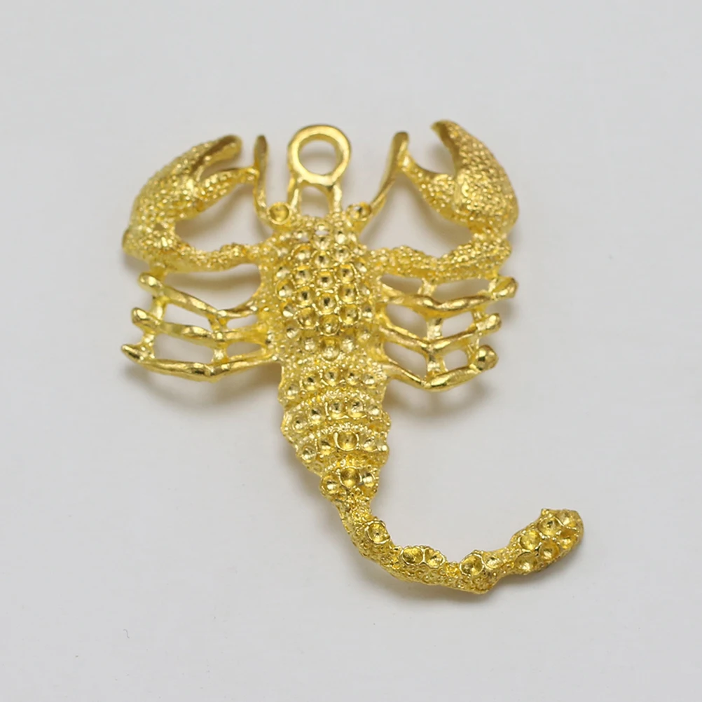 

10pcs Alloy Scorpion Pendant Charm Simple Stylish DIY Necklace Bracelet Earrings Accessories Jewelry Making Pendants Golden